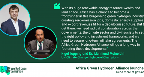 Launch of the Africa Green Hydrogen Alliance 