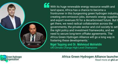 Launch of the Africa Green Hydrogen Alliance